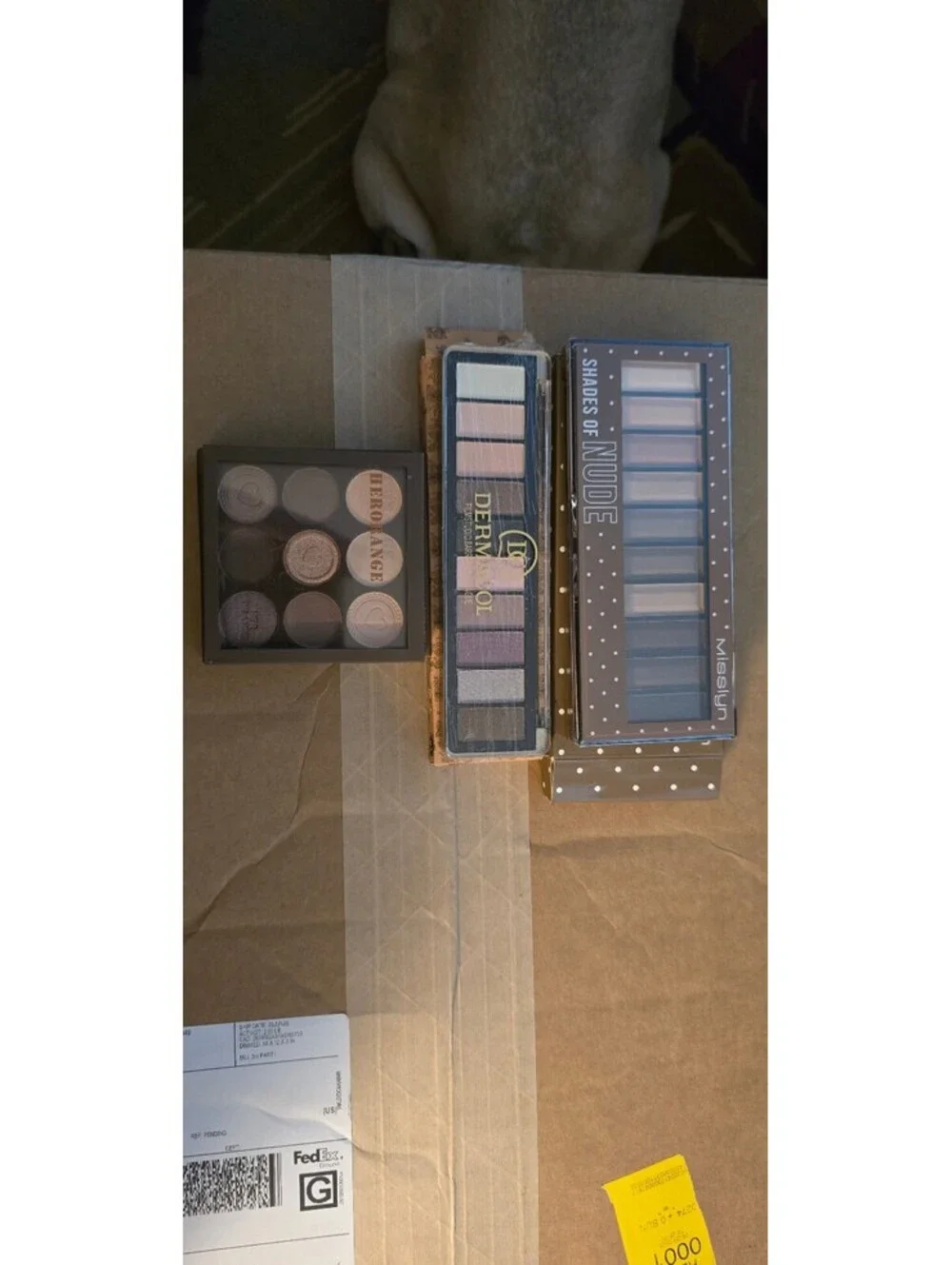 Misslyn Shades of Nude Eyeshadow Palettes and Hero Range Eyeshadow Set